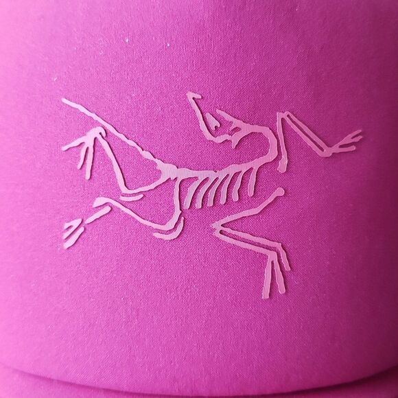 Arcteryx Logo Pink Chic Feminine Retro Y2k Streetwear Trendy Athleisure Mesh Cap - Picture 2 of 6